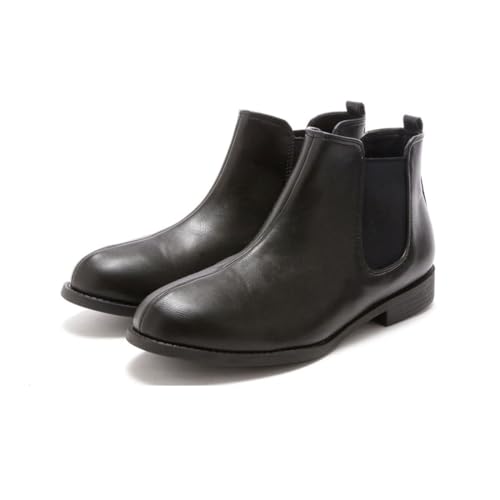 [Vivian] ブーツ レディース サイドゴア ローヒール フラット V0060AW